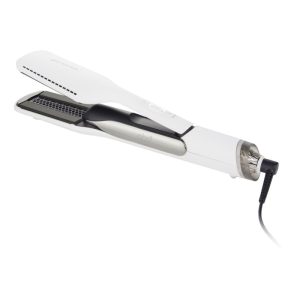 GHD DUET BLANCA PLANCHA DE PELO DE AIRE CALIENTE 2 EN 1